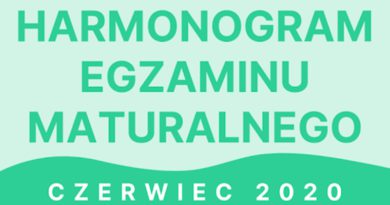HARMONOGRAM EGZAMINU MATURALNEGO HARMONOGRAM EGZAMINU MATURALNEGO