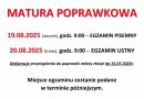 MATURA POPRAWKOWA