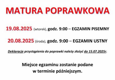 MATURA POPRAWKOWA