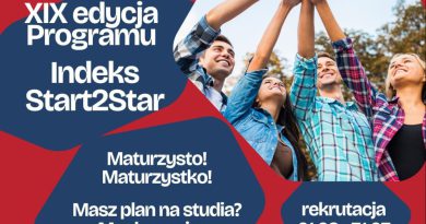 XIX EDYCJA PROGRAMU INDEKS START2START XIX EDYCJA PROGRAMU INDEKS START2START