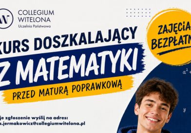 BEZPŁATNY KURS Z MATEMATYKI PRZED MATURĄ POPRAWKOWĄ BEZPŁATNY KURS Z MATEMATYKI PRZED MATURĄ POPRAWKOWĄ