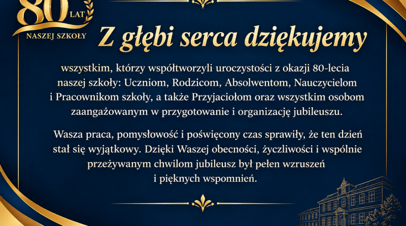 DZIĘKUJEMY !